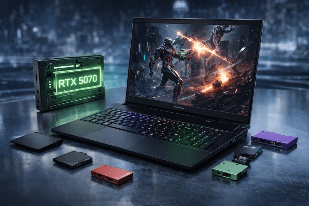 修理可能性とゲーム性能の両立──Framework Laptop 16にRTX&nbsp;5070搭載モデルが登場